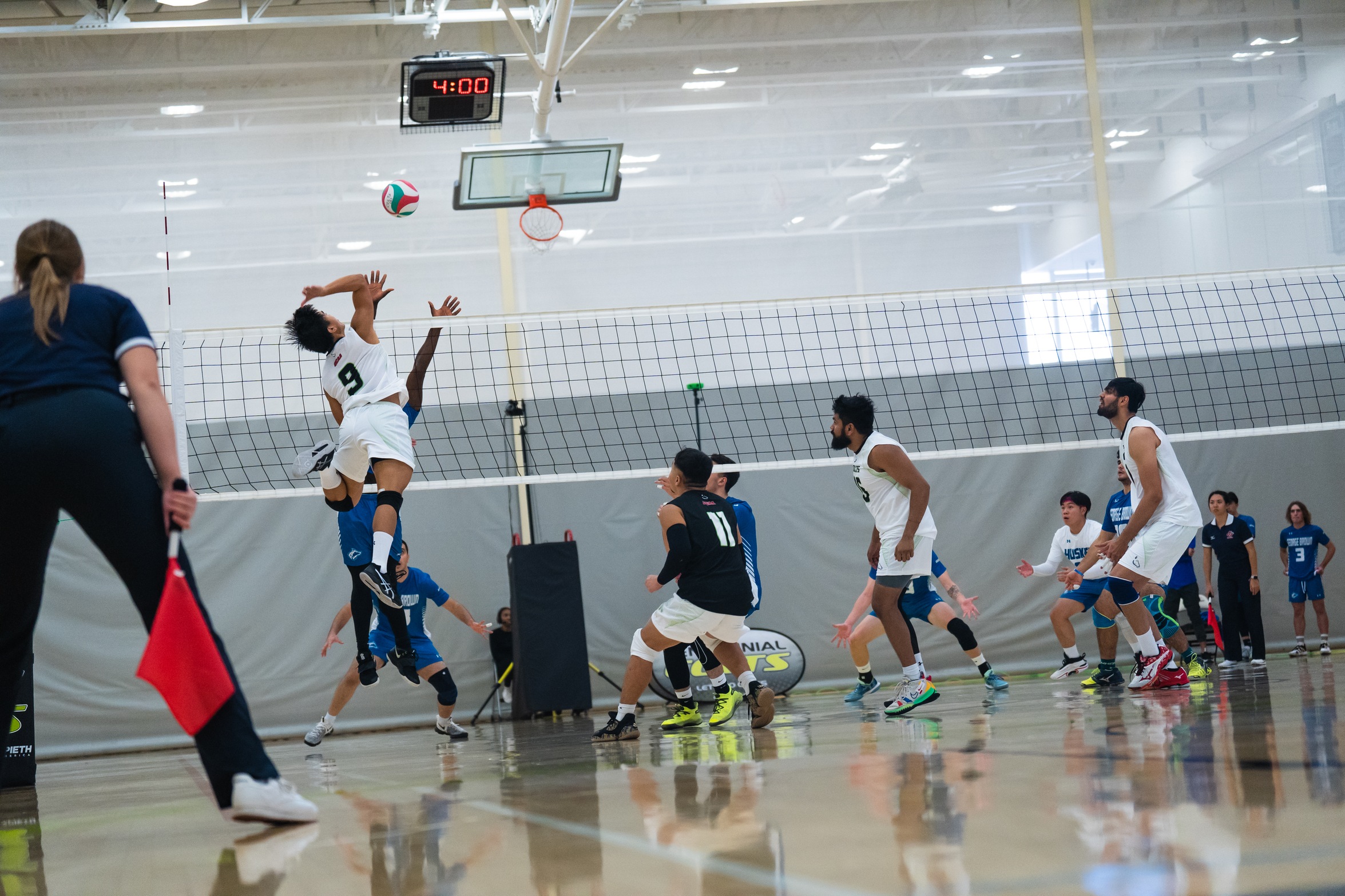 Men's Volleyball Improve to .500